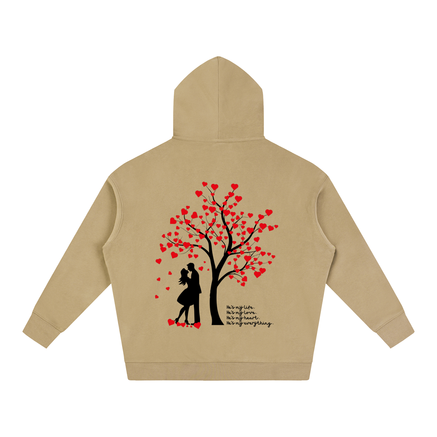 Forever Yours - Tree of Hearts Oversized Hoodie (For Her)