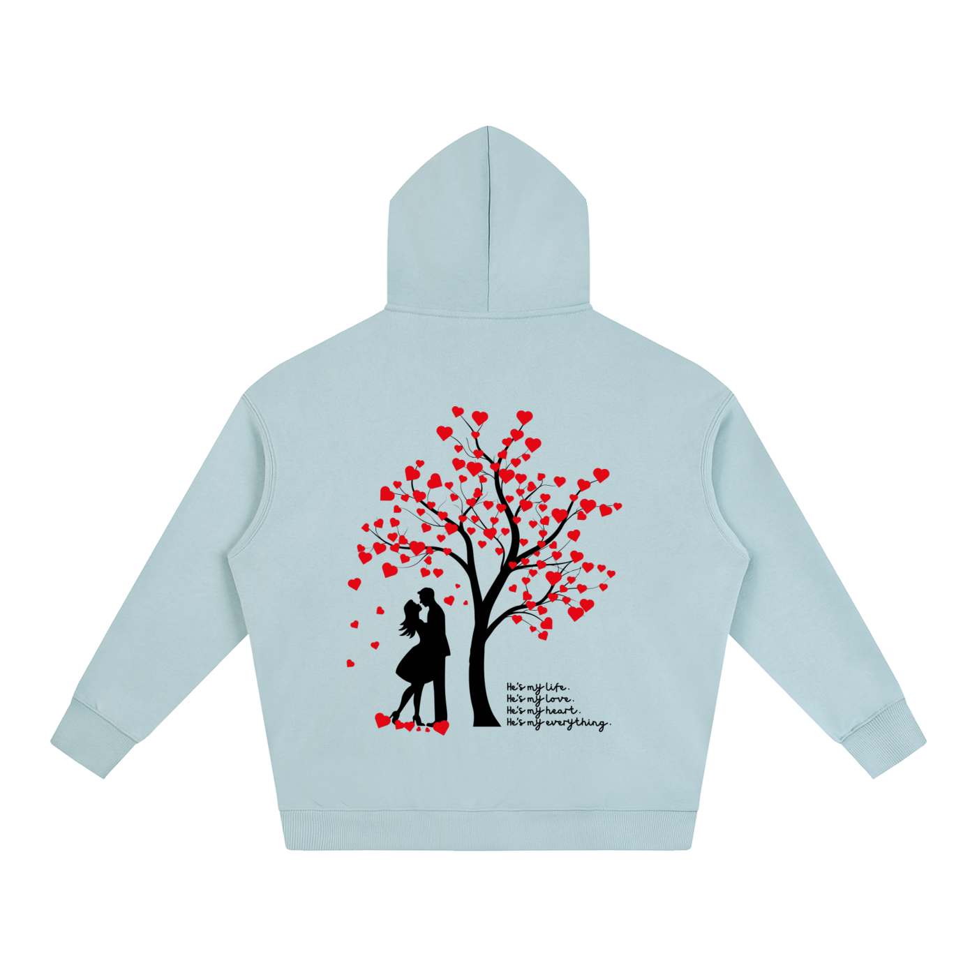 Forever Yours - Tree of Hearts Oversized Hoodie (For Her)
