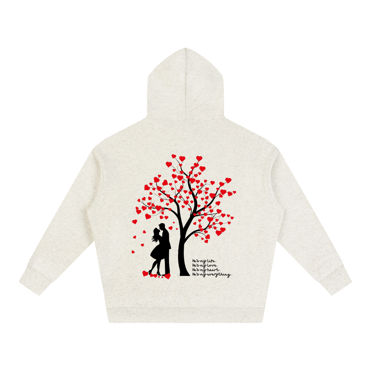 Forever Yours - Tree of Hearts Oversized Hoodie (For Her)