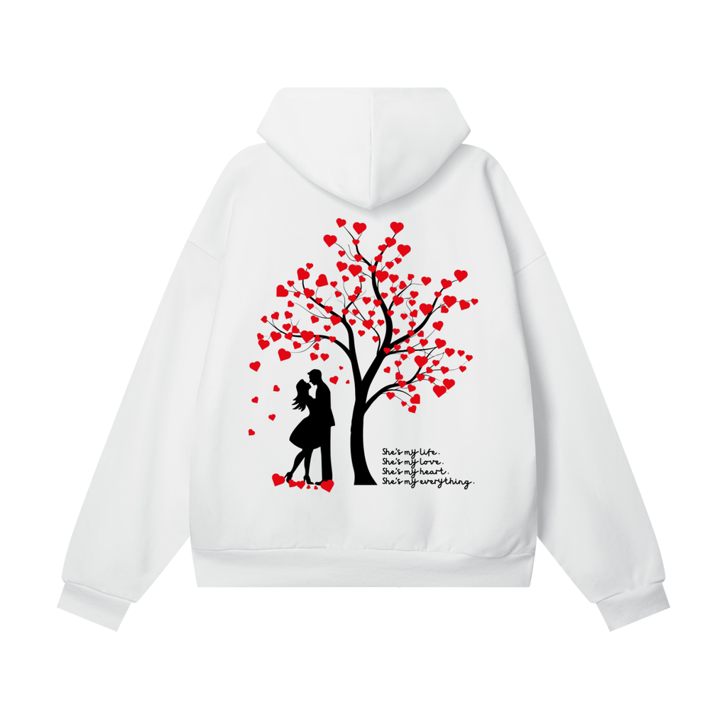 Forever Yours – Tree of Hearts Oversized Hoodie (For Him)