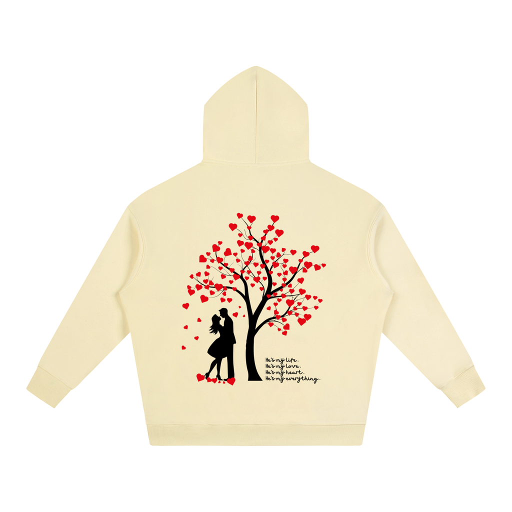 Forever Yours - Tree of Hearts Oversized Hoodie (For Her)