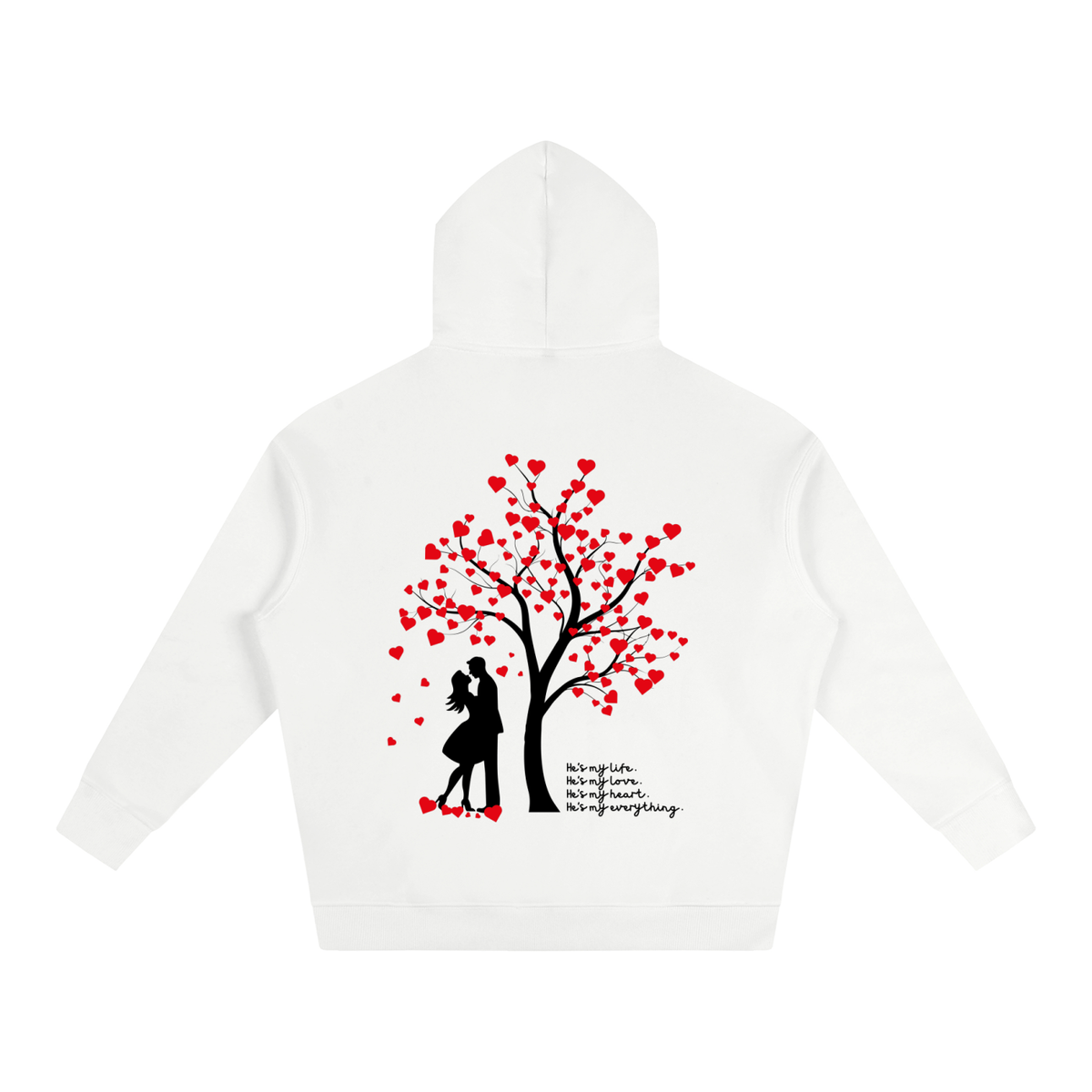 Forever Yours - Tree of Hearts Oversized Hoodie (For Her)